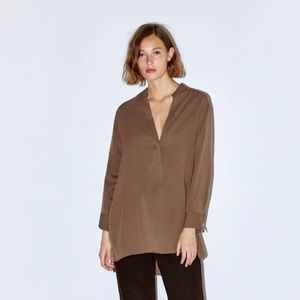 Zara Brown Blouse/Tunic